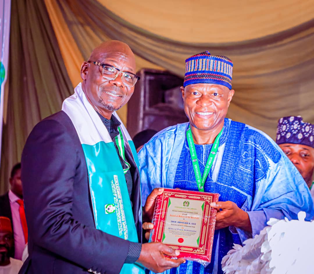 The Chairman, North Central States Governors Forum and Nasarawa State Governor, His Excellency, Engr. Abdullahi A. Sule has been honoured with the Award of National Peace Ambassador