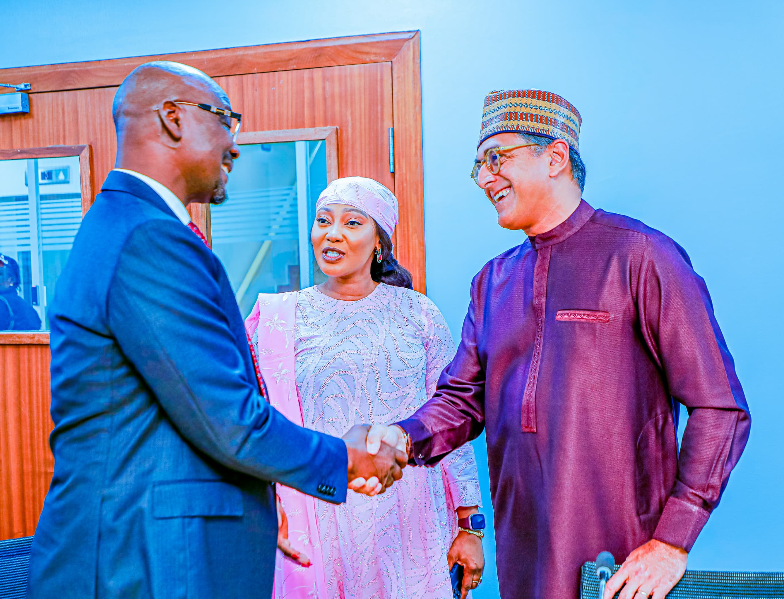 Nasarawa State Governor Engr. Abdullahi A. Sule led a delegation to from the state to brainstorm with the World Bank team at the Bank’s Head Office in Abuja.